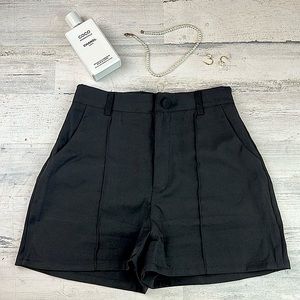 better / together small black dress shorts